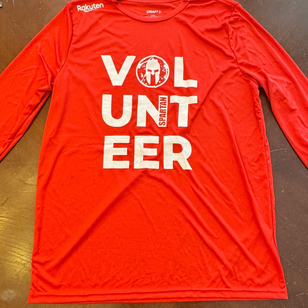 Craft Red Volunteer Long Sleeve Tee